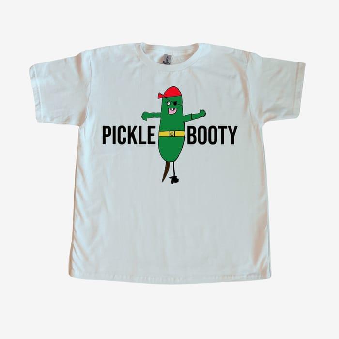Pickle Booty White Logo Tee 