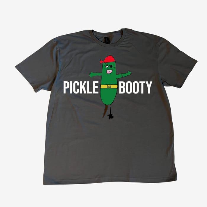 Pickle Booty Charcoal Logo Tee